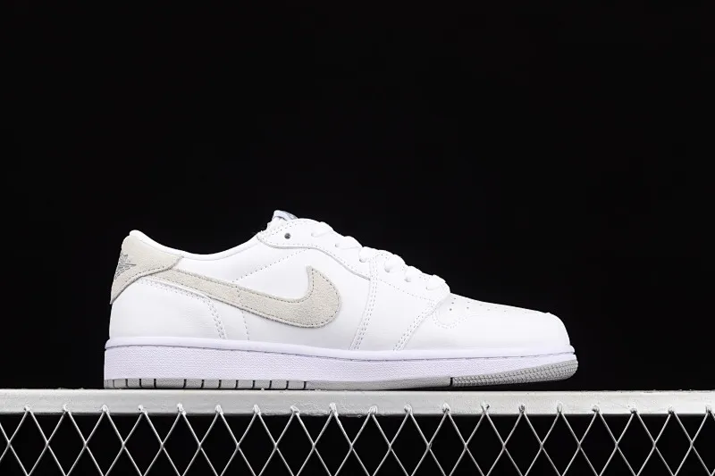 All categories Air Jordan Jordan series basketball shoes Air Jordan 1 Low Air Jordan 1 Low OG AJ1 Joe 1 white and gray color low-top basketball shoes CZ0858-100